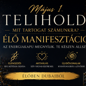 Május 1. Skorpió Telihold teremtő manifesztáció