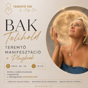 Bak Telihold - Teremtő Manifesztáció + PLAYBOOK