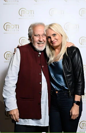 Nagy Orsi Bruce Lipton sejtbiológussal egy rendezvényen
